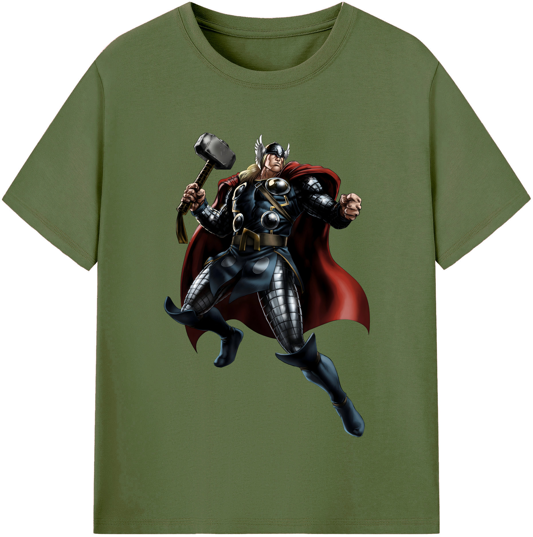 （画像用） アベンジャーズ The Avengers 綿100％半袖Tシャツ（フロントプリント）